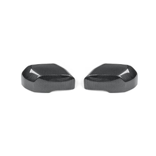 

For Kia TASMAN 2026 2026 Carbon Fiber Bright Black Rear View Mirror Cover Door Side Reverse Mirror Cap Trim Exterior Parts