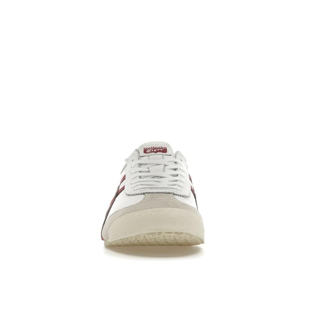 ONITSUKA TIGER Mexico 66 White Burgundy Unisex Sneakers D4J2L-0125