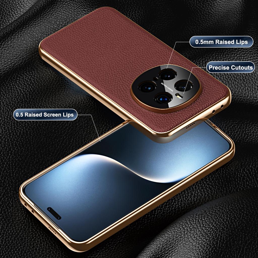 Etui ze skóry licowej dla Honor Magic 7 8 Pro Wbudowane Magnetyczne Ochrona Obiektywu Aparatu Platerowana Miękka Pokrywa