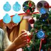 Silicone Moulds Resin Crafts Christmas Ball Mold Holographic Pendant Keychain Molds Epoxy Mold