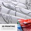 3D Print All Season Microfibre Jungle Animal Duvet Cover Bedding Set with Matching Pillowcase Wildlife Tropical Quilt Cover Sets
