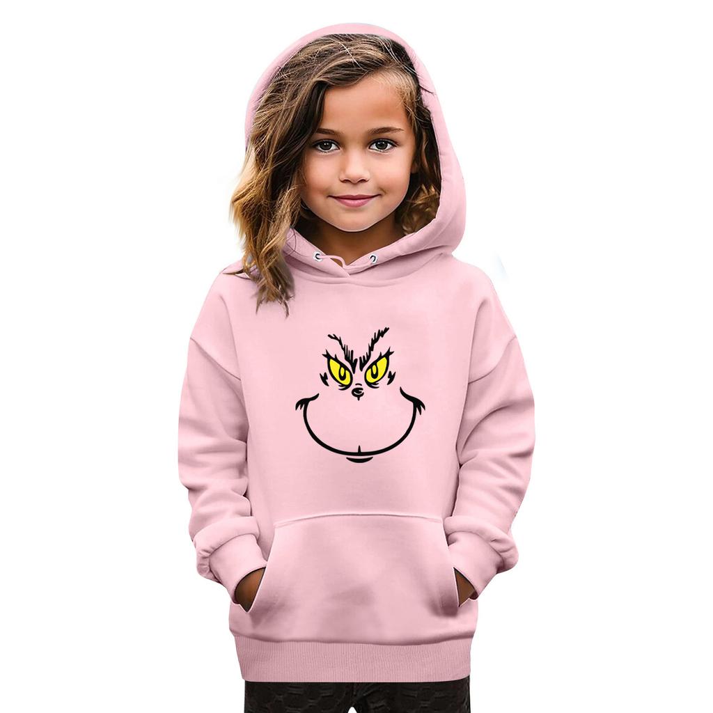 Sweatshirts For Teen Girls Hoodies Long Sleeve Drawstring Pullover Cute Oversized Hoodie Christmas Day