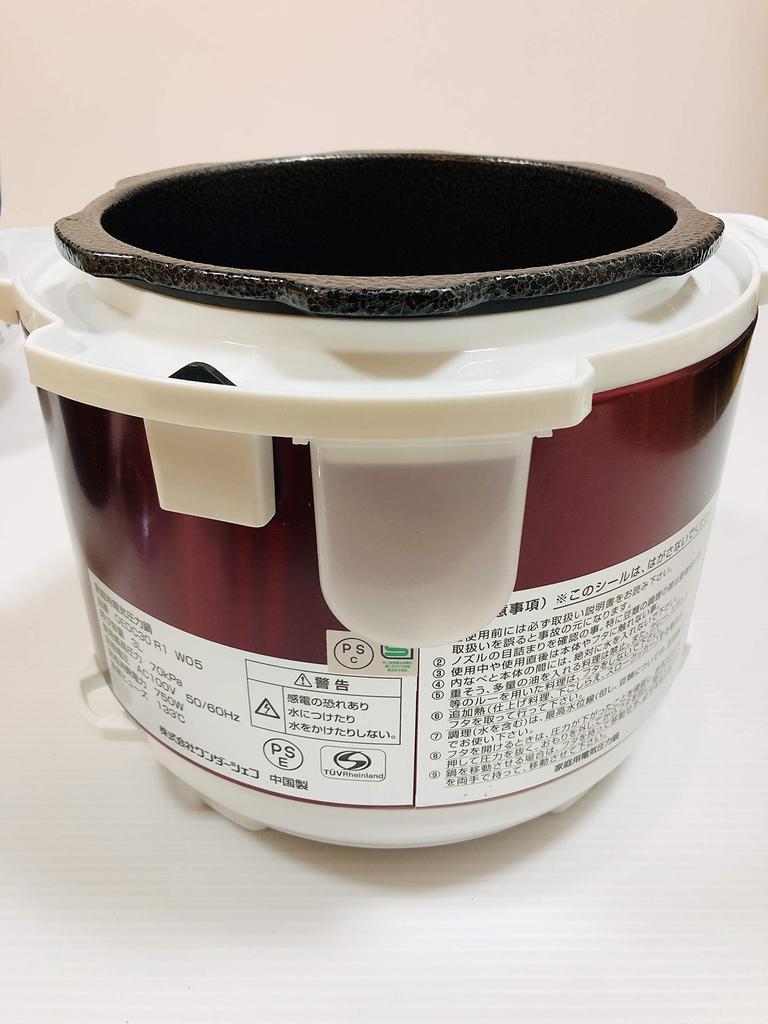 Wonder Chef Home Microcomputer Electric Pressure Cooker 3L with Yoko Hamada 310163 [Comes Cookbook] OEDC30-R1