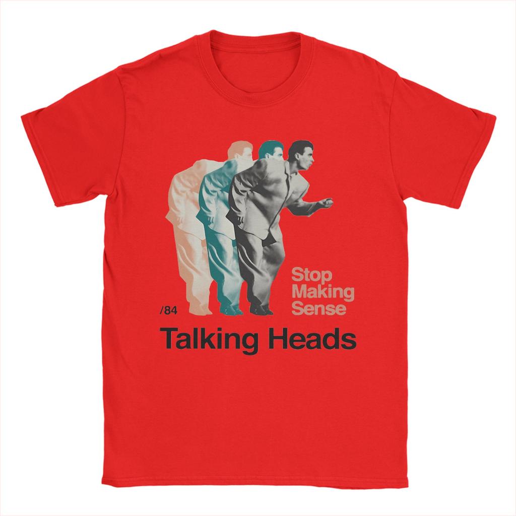 Unisexs TShirts Talking Heads Stop Making Senses Funny Cotton Tee Shirt Short Sleeve T Shirts O Neck Clothing New Arrival