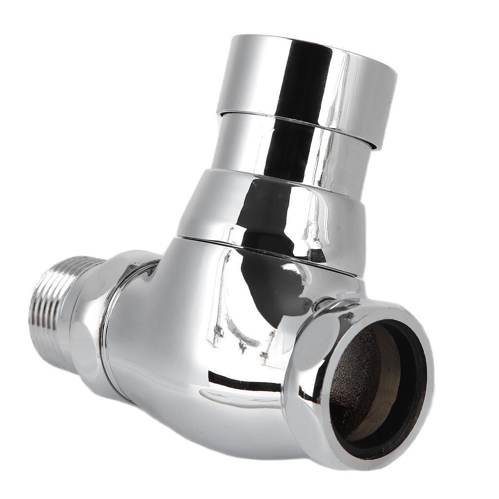 Urinal Flush Valve Brass Hand Pressing Delay Self Closing Bathroom Flushing Valve for Home Hotel