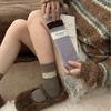 Ladies Spring and Autumn Broken Flower Stitching Bracts Boneless Tube Stack Socks
