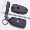 Anti Lost Silicone Keychain Lanyard for Yamaha TMAX 530 DX SX XMAX 300 with Keychain Honeycomb Texture Anti Scratch Moto Smart Key Shell Protector