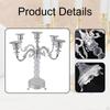 5 Arm Candle Holder, Candelabra, Modern Decorative Table Centerpiece, Stand for Bar, Dining