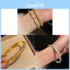 Gold And Silver Copper Jewelry Wheat Pattern Cuff For Fashion Casual Wear