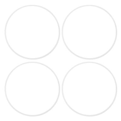 4Pcs 17 Inch Wheel Rim Protector Ring Aluminum Alloy Self Adhesive Wheel Rim Guard Trim Ring for