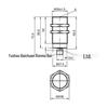 Leuze 230MM/4NO-22E-S12 Inductive Sensor C18MM/2NO-8E0