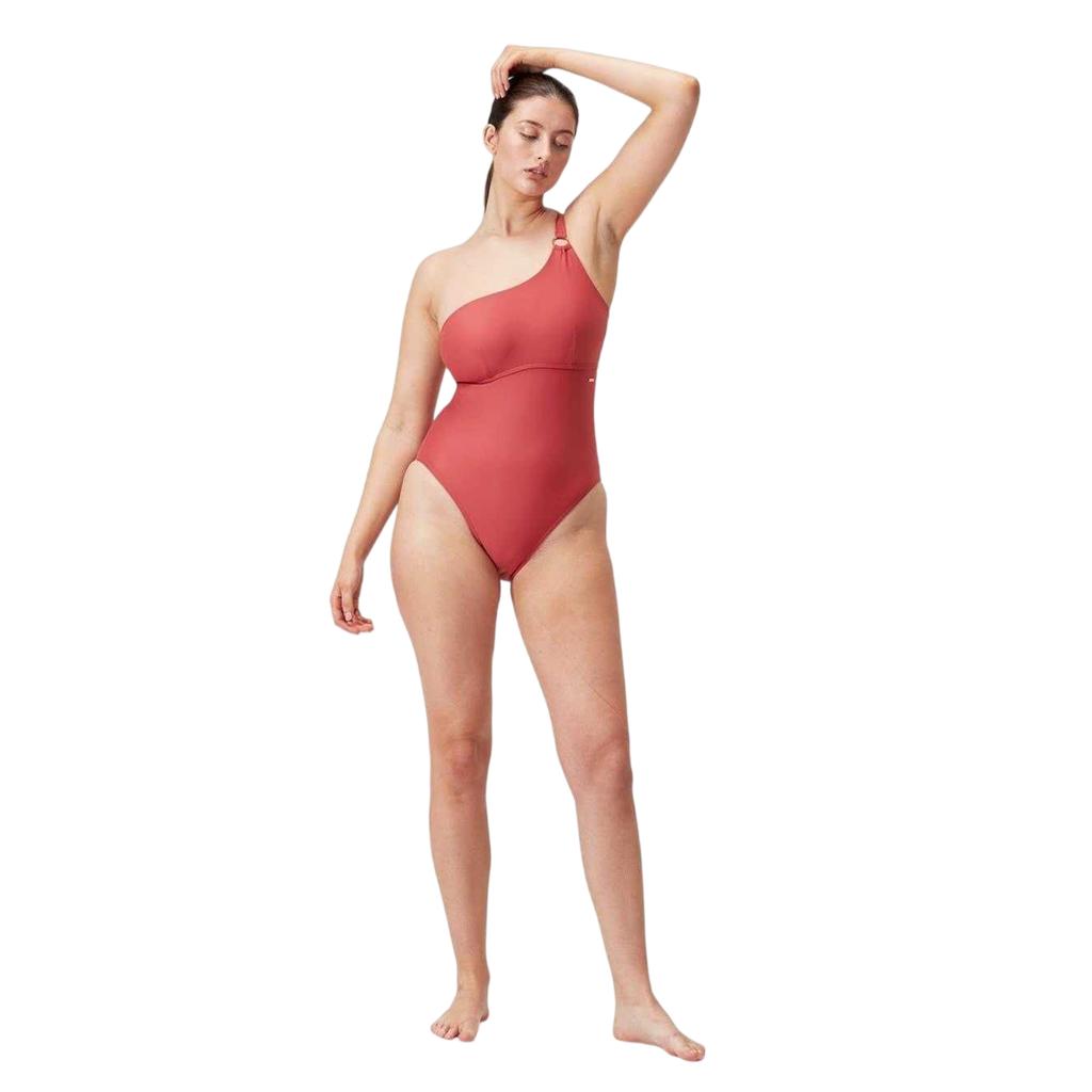 Speedo Asymmetrischer Einteiler Badeanzug für Damen