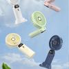 Portable USB Neck Hanging Folding Fan with Silent Operation & Digital Display
