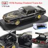 Maisto 1:18 1978 Pontiac Firebird Trans Am Sport Coupe coche Modelo de Aleación Decoración de Coche Clásico Caja de Regalo Colección