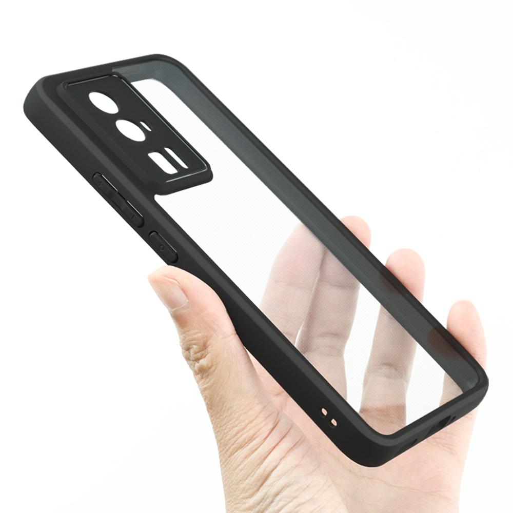 For Xiaomi Redmi K60 5G/K60 Pro 5G/Poco F5 Pro 5G Phone Case PC+TPU Transparent Phone Cover