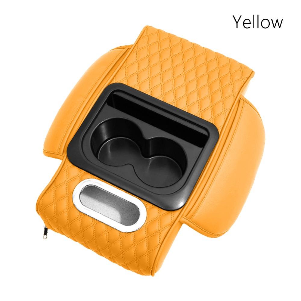 Multifunctional Center Console Armrest Cushion PU Leather Car Armrest Pillow New Armrest Pad  Car