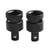 Robust Steel Sleeve Adapter 1/2 Inch Female To 3/8 Inch Male Drive for Reliable Power Transmission In Manual Tool Applications