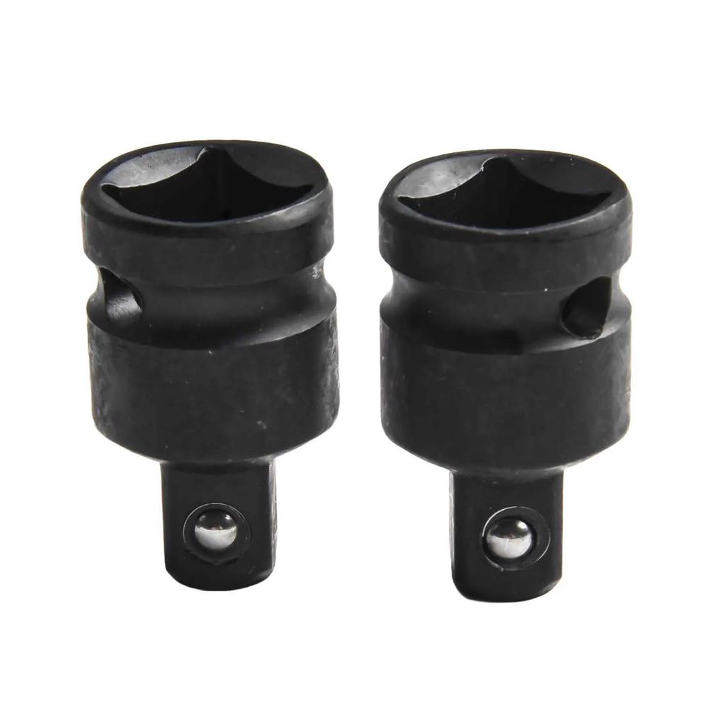 Robust Steel Sleeve Adapter 1/2 Inch Female To 3/8 Inch Male Drive for Reliable Power Transmission In Manual Tool Applications