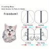 1 Pcs Dog Cat Flap Door Pet Gate Security Flap Door For Animals Plastic Small Dog Gate Cat Flap Pet Door Gate