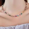 Summer Secret Garden Rainbow Guardian Necklace: Vibrant, Non-fading, Light Luxury European Style for Women