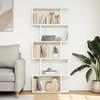 VidaXL 5-Tier Room Divider Shelf White 70x24x161 Cm, Shelf, Bookcase, Storage Shelf, 858093