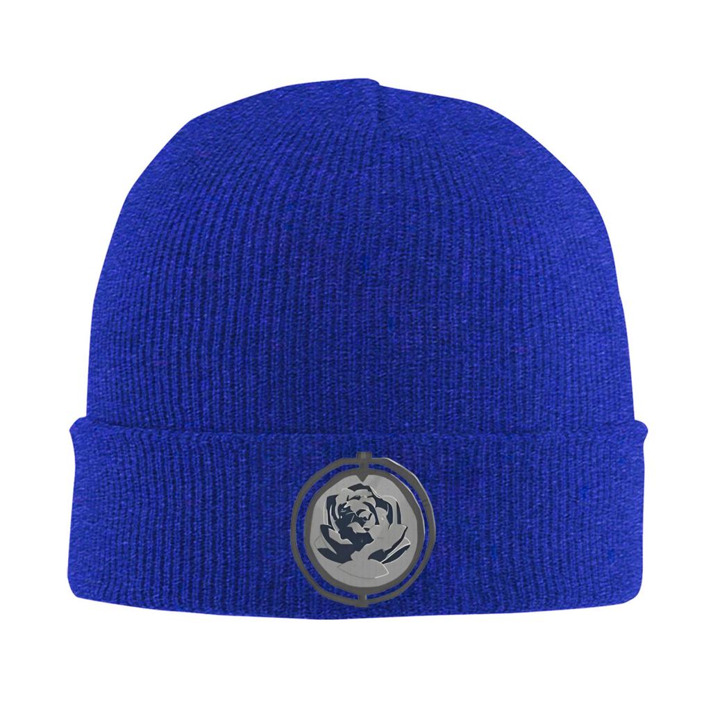 Game Jinx Blue Rose Beanie Hats Bonnet Hats Female Male Vintage Gym Knitting Hat Winter Custom Elastic Caps