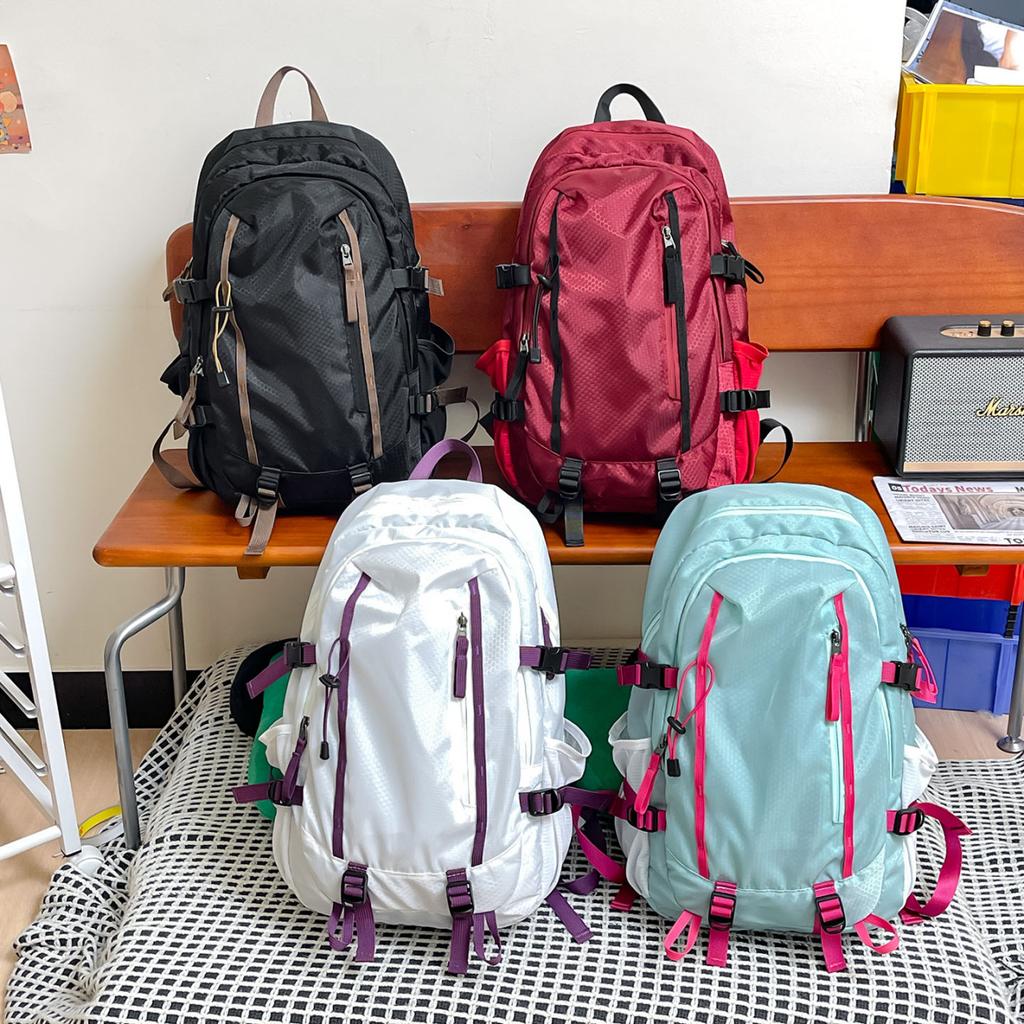 Schultasche Mode Ausländisch Leicht Outdoor Bergsteigen Tasche Herren und Damen Freizeit Reise Rucksack Große Kapazität Pendler Rucksack