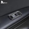 For Lexus RX 2016 2017 2018 2019 2020 2021 Real Soft Carbon Fiber Accessories Car Door Window Button Panel Sticker Interior Trim