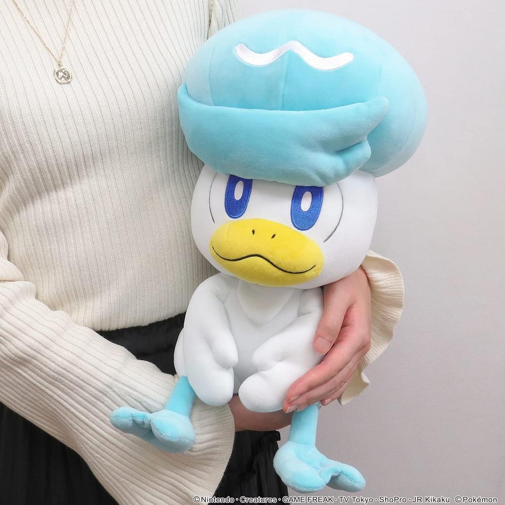 Sanei Boeki Pokemon Potehugu Cushion Kwass X D28 X H35cm Stuffed Animal Goods Pokemon PZ66 W22.5