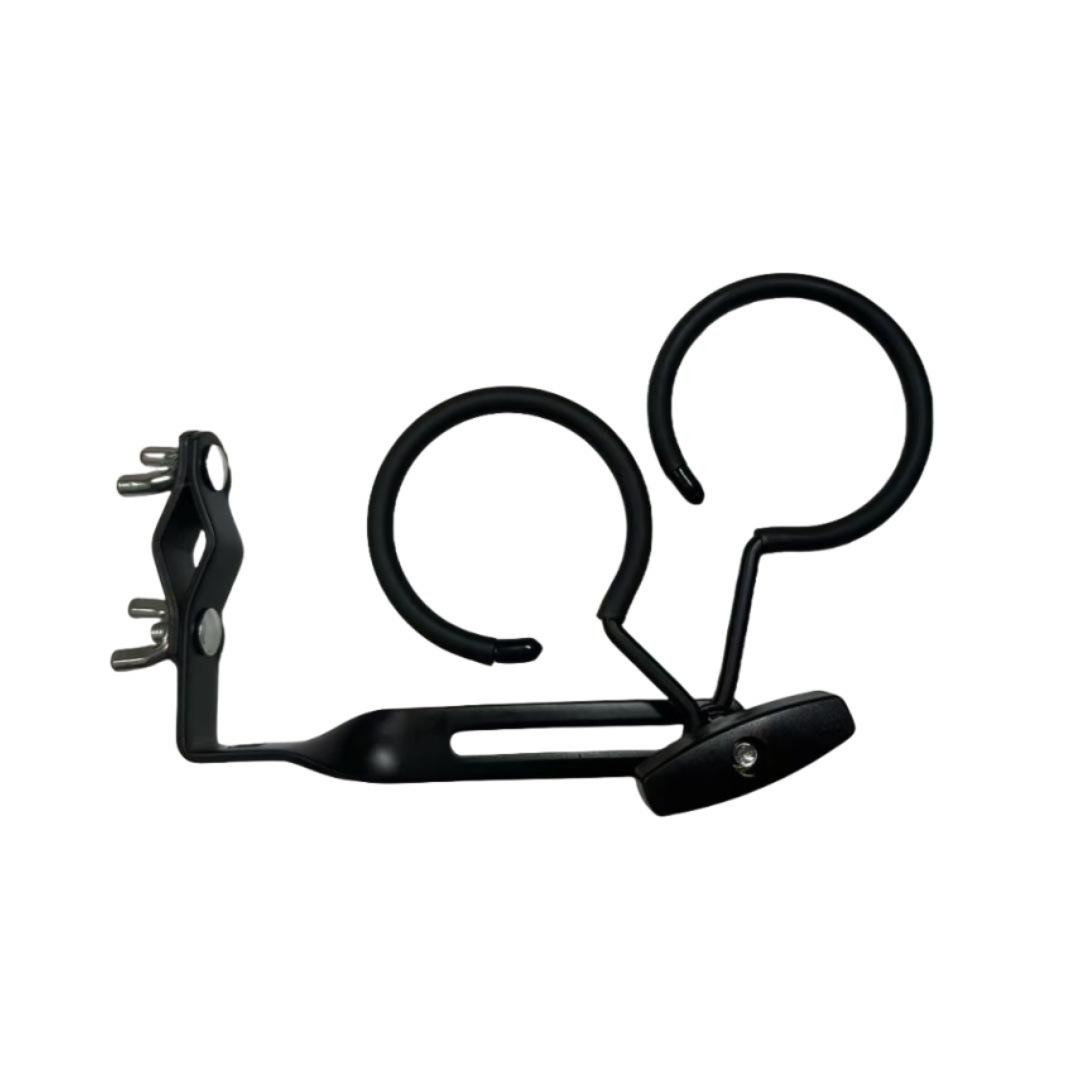 Adjustable L-Shaped Mute Stand for Saxophone, Trumpet, Trombone, and French Horn.