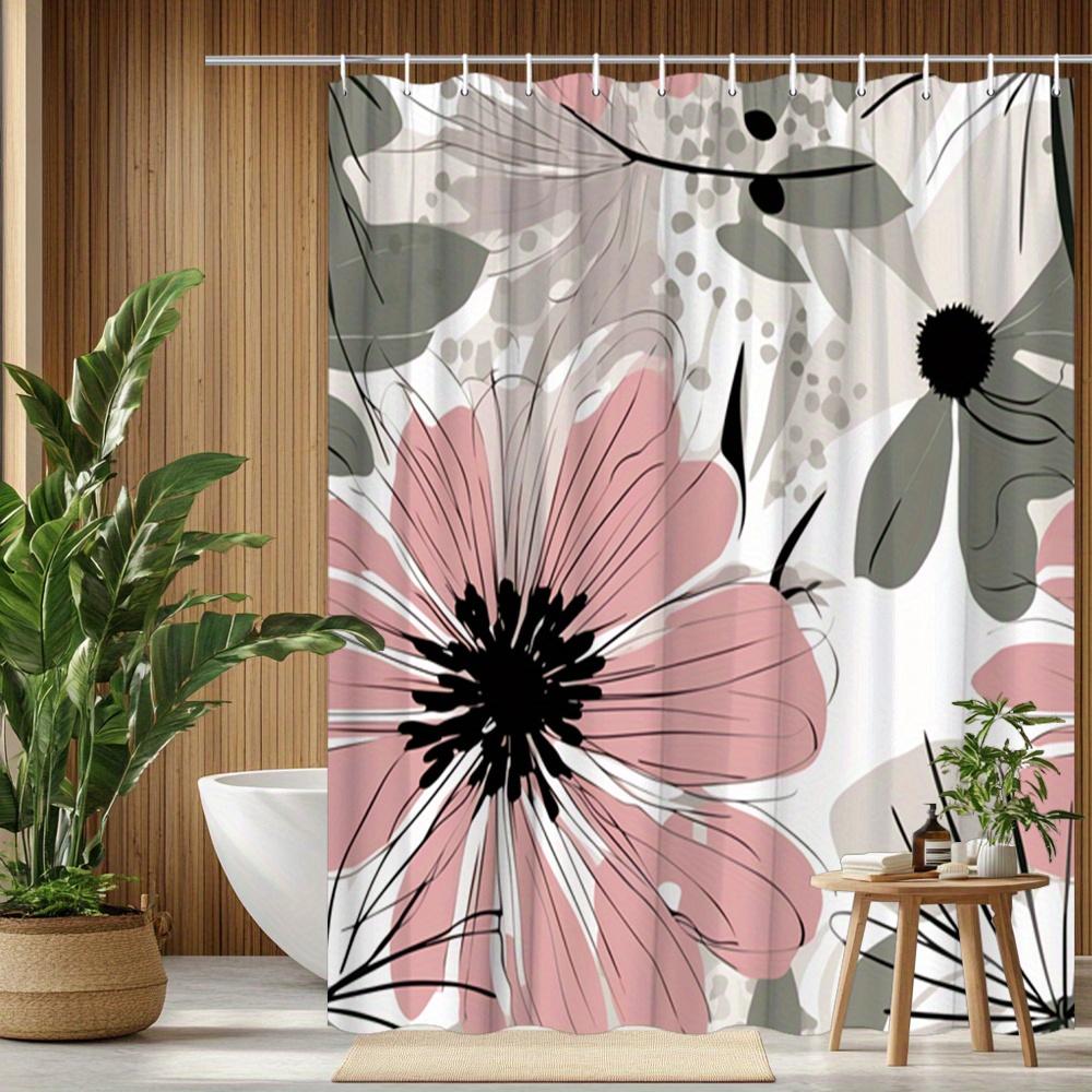 Water Repellent Mildew Proof Shower Curtain With Hooks Easy Install Washable Cute  Design For All Bathroom Scene Decoration