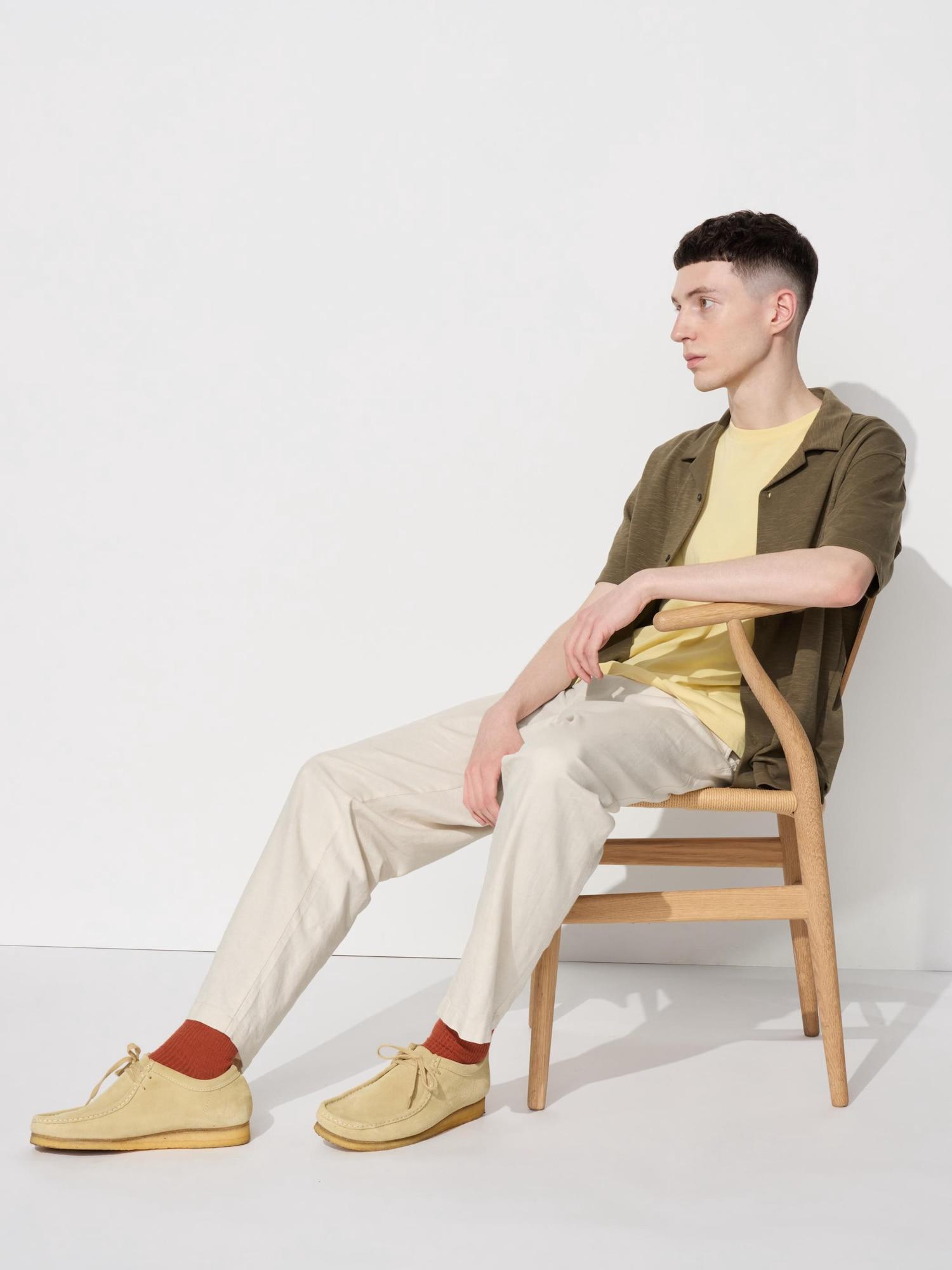 

Uniqlo Japan Льняная смесь Easy Pants 30 NATURAL/4XL