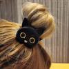 Simple Cloth Women Acrylic Korean Kitten Headwear Scrunchies Cartoon Hair Rope Female Hair Ties