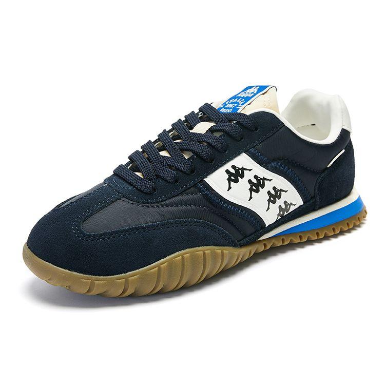 Kappa Retro Casual Shock Absorbing Breathable Low Top Training Shoes Unisex sneakers Black Blue K0EW5MM22-906