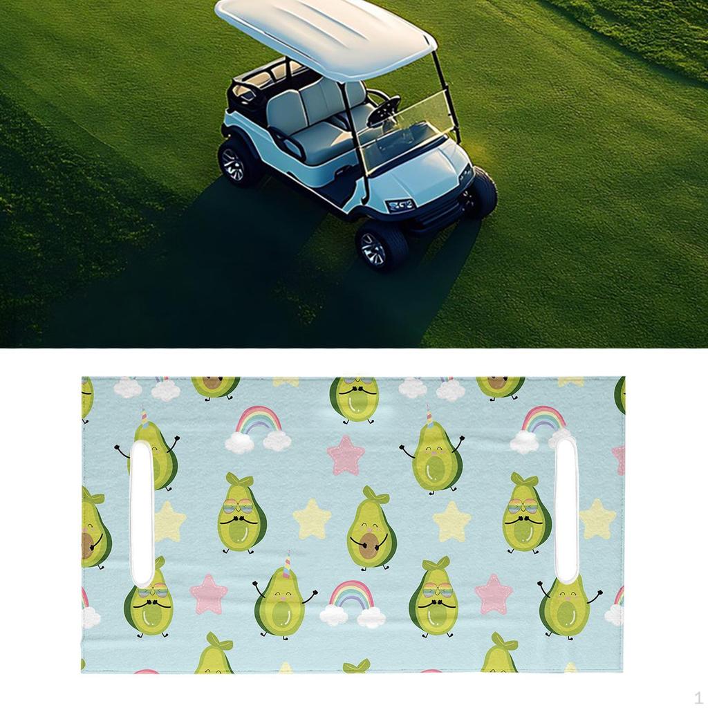 Golf Cart Seat Cover Blanket Accessories Easy Install for 2 Person Club Car To Clean