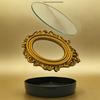 Vintage Photo Frame Refrigerator Magnet DIY Oval Picture Holder Decorative Fridge Magnet Home Kitchen Office Whiteboard Decor