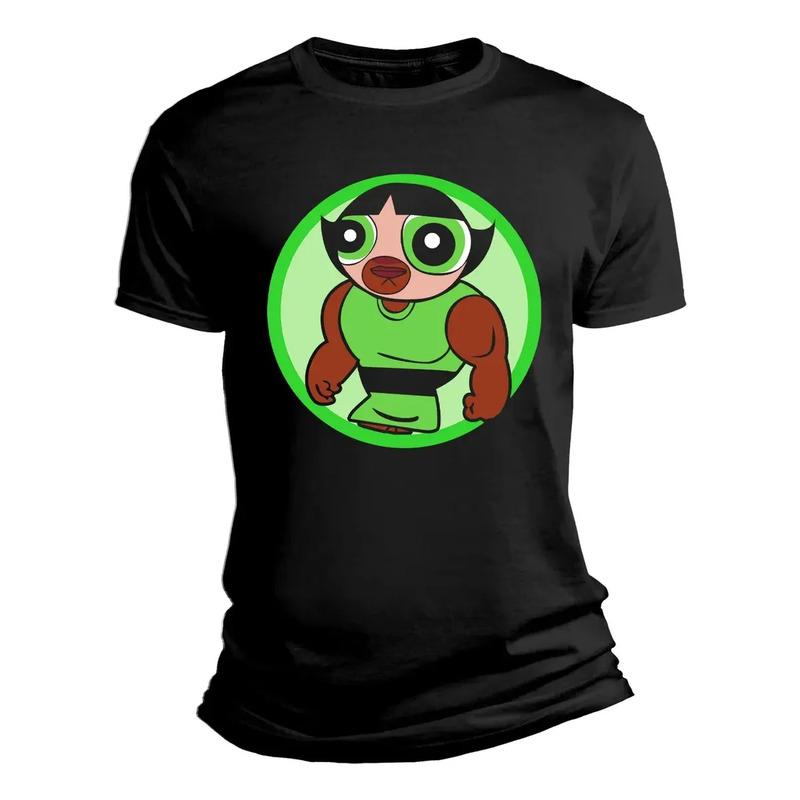 Playera Graciosa Chica Super Poderosa Gimnasio Bellota Muscu S разноцветный