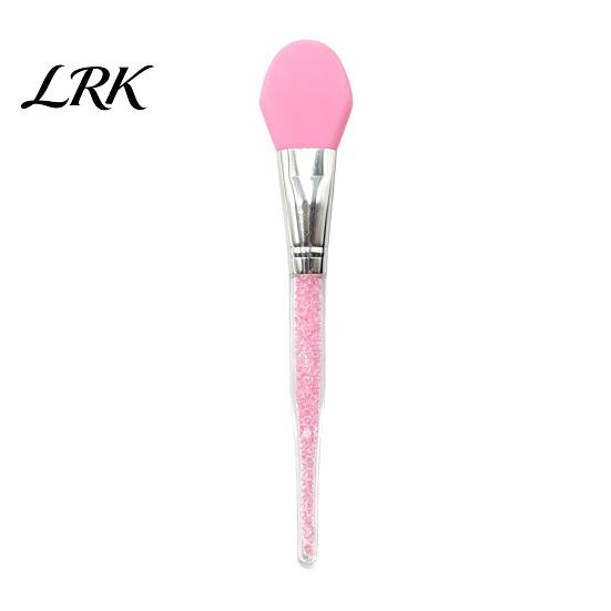 Even Mask Application Tool Silicone Face Applicator Brush, Facial Mud Brush with Non-Slip Soft Beauty Rhinestone Handle, Hairless Clay Tools