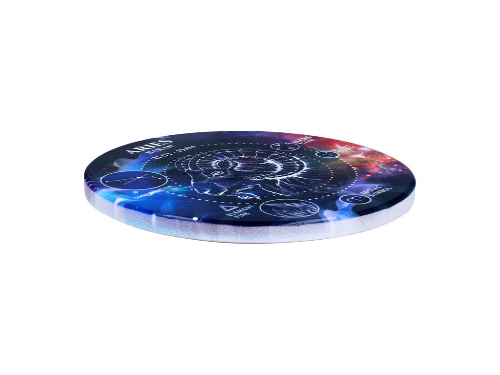 Podkładki Ceramiczne Znaki Zodiaku Baran Komplet 4 Pod Kubek Talerzyk