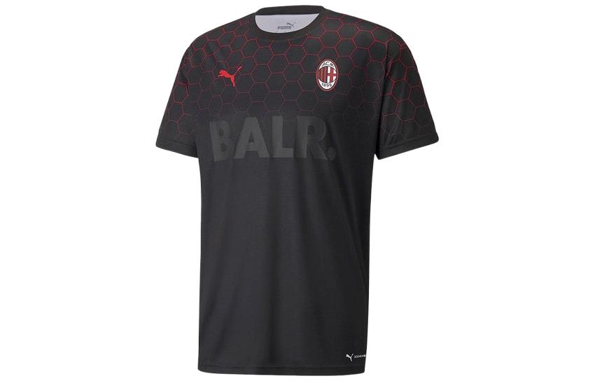 PUMA AC Milan Soccer Jersey Men s Red Black 758789-01 M