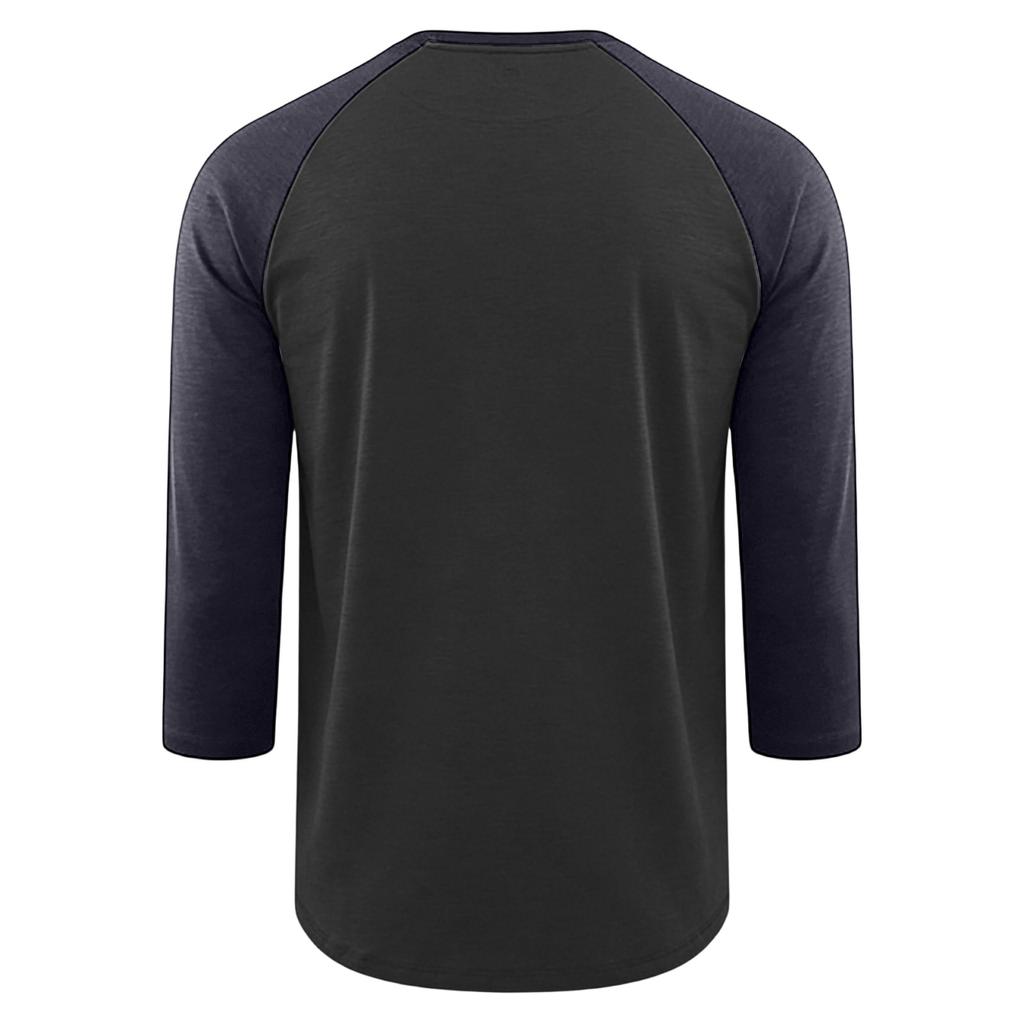 Men's Raglan Sleeve Three,quarter Sleeve Top