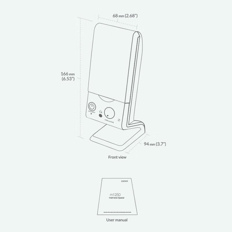 Edifier R10U 2.0 Channel USB Desktop Speakers