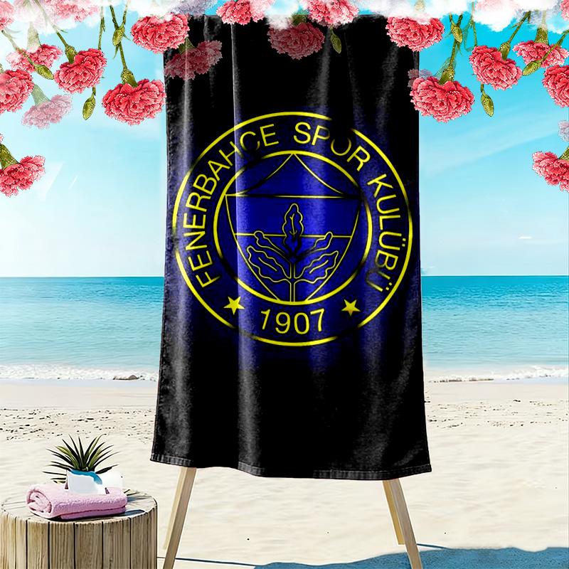 Fenerbahçe Legacy: Spirit Beach Towel Outdoor Camping Portable for Travel Absorbent Bath Towel Quick-drying Swim Towel Seaside