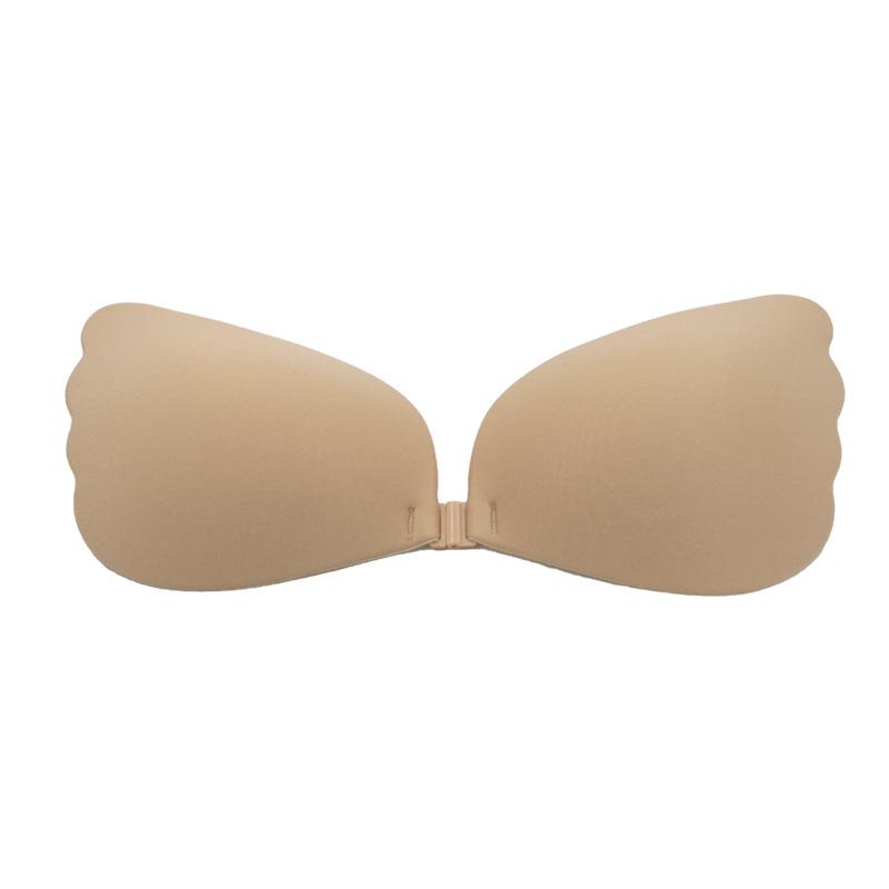 Angel's Wings Breathable Invisible Nipple Covers & Strapless Push-Up Bra for Travel or Wedding Dress