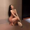 Birthday Sparkle Premium Sling Suspender Dress Sexy Celebrity Temperament Banquet Slim Party Split Dress Dress