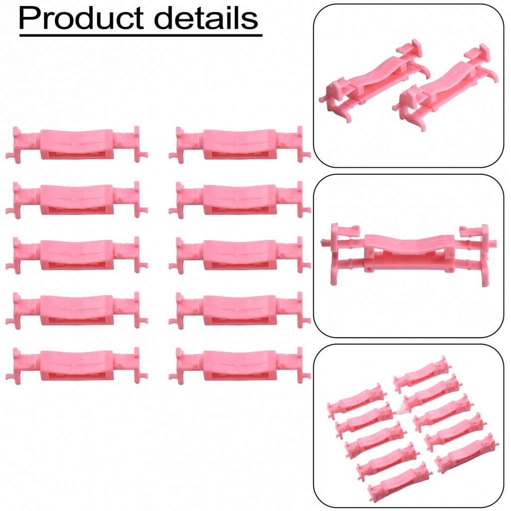 10 Clip per Modanatura Tetto in Plastica 7403A143 Adatto per Lancer Per Outlander