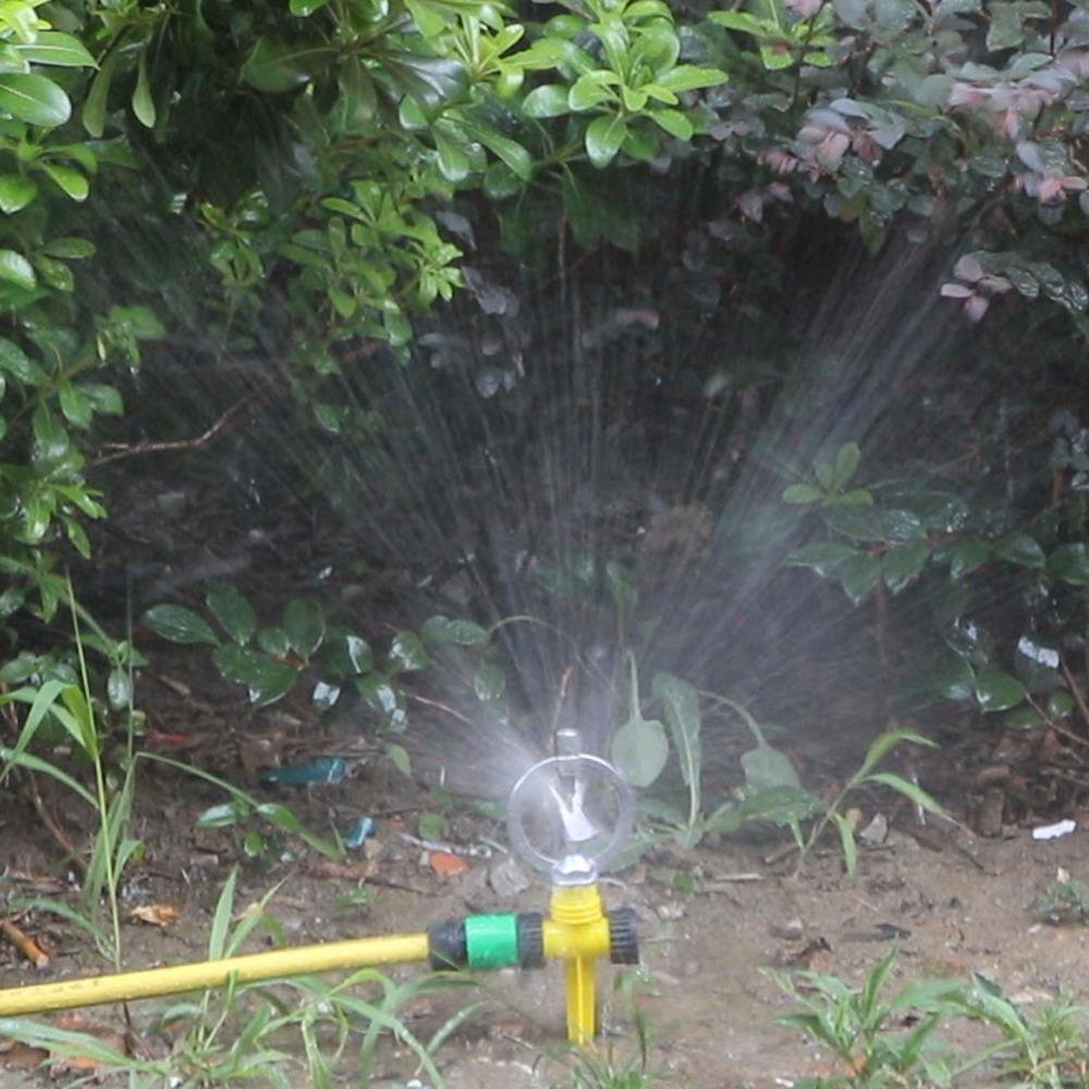 Garden Lawn Rotating Sprinkler 1/2" Male Thread Scattering Nozzle 360 Degree Automatic Rotating Watering Irrigation