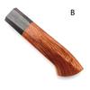 Natural Solid Wood Japanese Style Kitchen Knife Octagonal Wooden Handle Scales Diy Making Accessories Parts