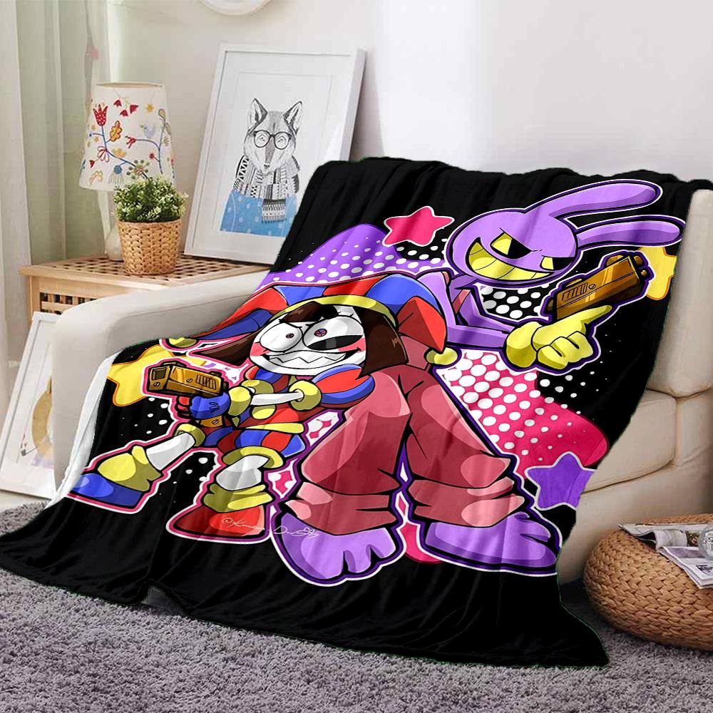 1Pc Cartoon Characters Adventure Blanket Soft Throw Blanket For Home Bedroom Bed Sofa Travel Office Solid Christmas Blanket