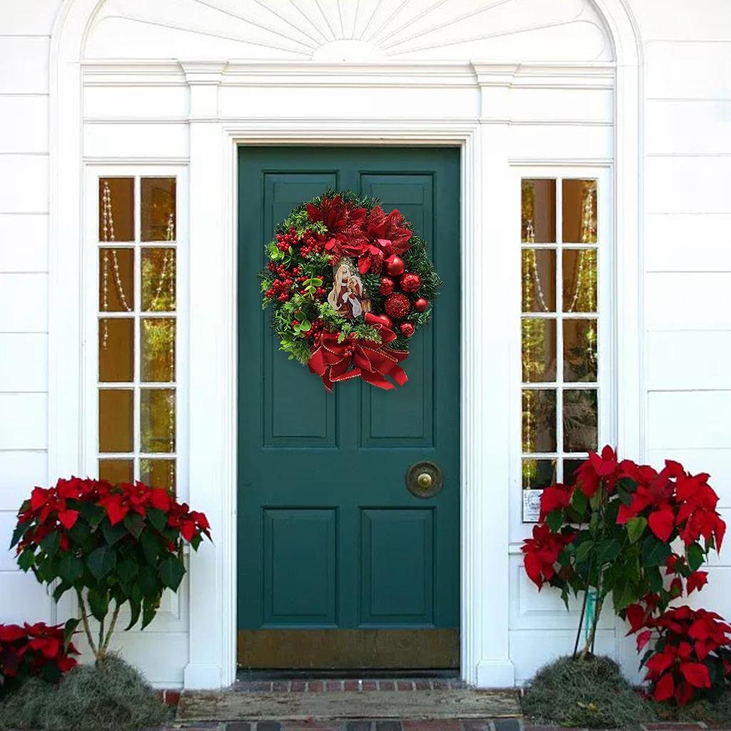 

Hanging Tree Wreath for Front Door Year Window Wedding 30cm